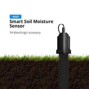 SONOFF MS01 Smart Soil Moisture Sensor with RJ9 Adapter - Plant Hygrometer for Indoor/Outdoor Use, Works with TH10/TH16 Smart Switch, Smart Home Gardening, Humidity Detection
