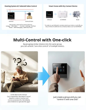 SONOFF NSPanel EU Smart Scene Wall Switch - 4