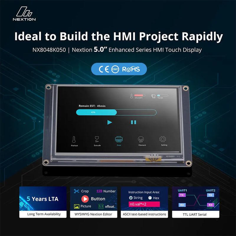 NX8048K050 Nextion 5.0