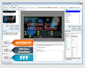 Nextion NX4024T032 3.2-inch HMI Touch Display – Basic Series TFT LCD Panel, 320x240 Resolution, UART Serial Communication, for Arduino/Raspberry Pi/ESP32, DIY Smart Home & Industrial Control