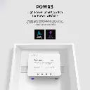 SONOFF POWR3 40A High Power Smart Switch for AC, Geyser, Water Pump, Motor – WiFi Smart Relay, Energy Monitoring, Works with Alexa, Google Home, eWeLink App, Remote Control, Voice Command
