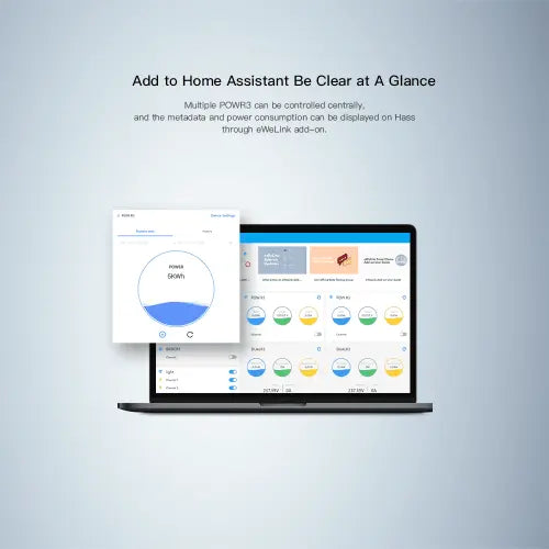 SONOFF POWR3 40A High Power Smart Switch for AC, Geyser, Water Pump, Motor – WiFi Smart Relay, Energy Monitoring, Works with Alexa, Google Home, eWeLink App, Remote Control, Voice Command