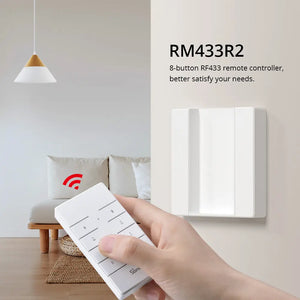 SONOFF RM433R2 Remote Controller Base - 433MHz RF Smart Home Hub, Works with Sonoff RF Products, No WiFi Needed, DIY Automation, Compatible with RF Switches/Sensors (Black)