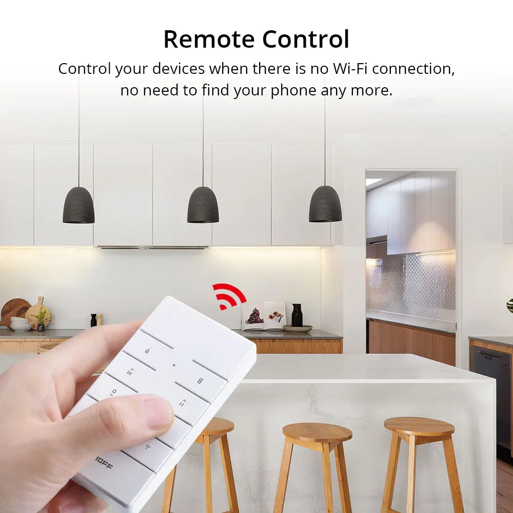 SONOFF RM433R2 Remote Controller Base - 433MHz RF Smart Home Hub, Works with Sonoff RF Products, No WiFi Needed, DIY Automation, Compatible with RF Switches/Sensors (Black)