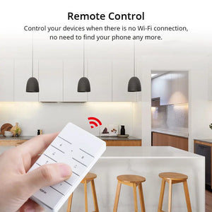 SONOFF RM433R2 Remote Controller Base - 433MHz RF Smart Home Hub, Works with Sonoff RF Products, No WiFi Needed, DIY Automation, Compatible with RF Switches/Sensors (Black)