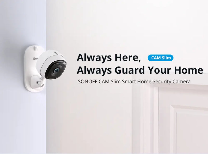 SONOFF Smart Indoor Security Camera 1080P HD, WiFi IP Camera with IR Night Vision, Motion Detection, Two-Way Audio, Remote Monitoring for Home/Baby/Pet, Works with Alexa & Google Assistant