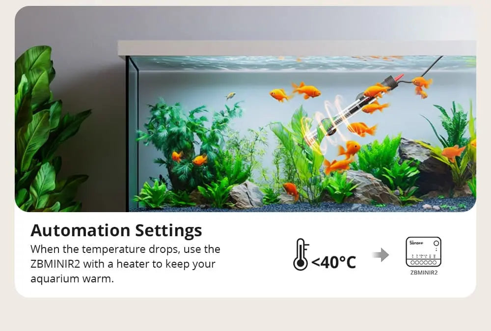 SONOFF SNZB-02LD IP65 Zigbee Smart Thermometer - Probe Version with LCD Display, Waterproof Sensor, Works with Alexa/Google Home, for Indoor/Outdoor Temperature Monitoring