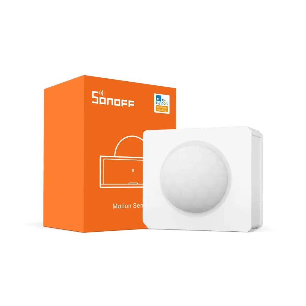 SONOFF SNZB-03 ZigBee PIR Motion Sensor - Wireless Smart Motion Detector for Home Automation, Works with ZigBee Hubs (SONOFF, Echo, SmartThings), 120° Detection, Battery-Powered, Easy Installation