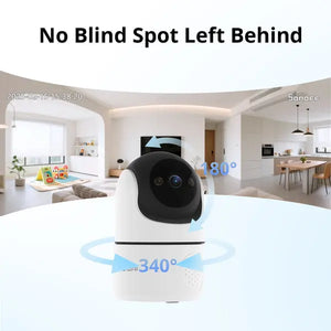 SONOFF CAM-PT2 Smart Indoor Security Camera - 1080P Pan-Tilt WiFi Camera with Night Vision, 2-Way Audio, Motion Tracking, Works with Alexa/Google Home