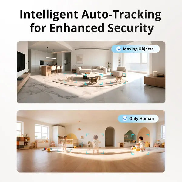 SONOFF CAM-PT2 Smart Indoor Security Camera - 1080P Pan-Tilt WiFi Camera with Night Vision, 2-Way Audio, Motion Tracking, Works with Alexa/Google Home