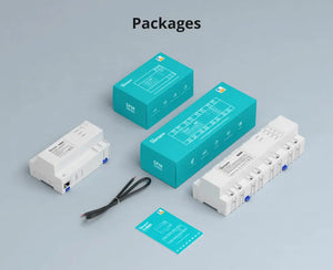 SONOFF SPM Smart WiFi Power Meter 20A, Energy Monitor with Overload Protection, eWeLink App Control, SD Card Data Storage, Stackable Design (Main Unit)