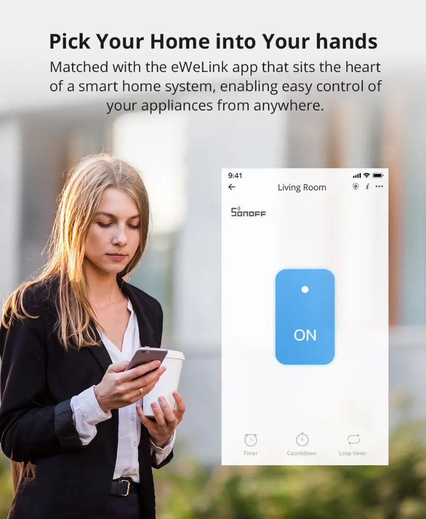 SONOFF T3UK3C TX Smart WiFi Touch Wall Switch - 3 Gang Black Panel with Edge Lighting, Works with Alexa & Google Home, 433MHz RF Remote Control, IFTTT Automation, No Hub Required