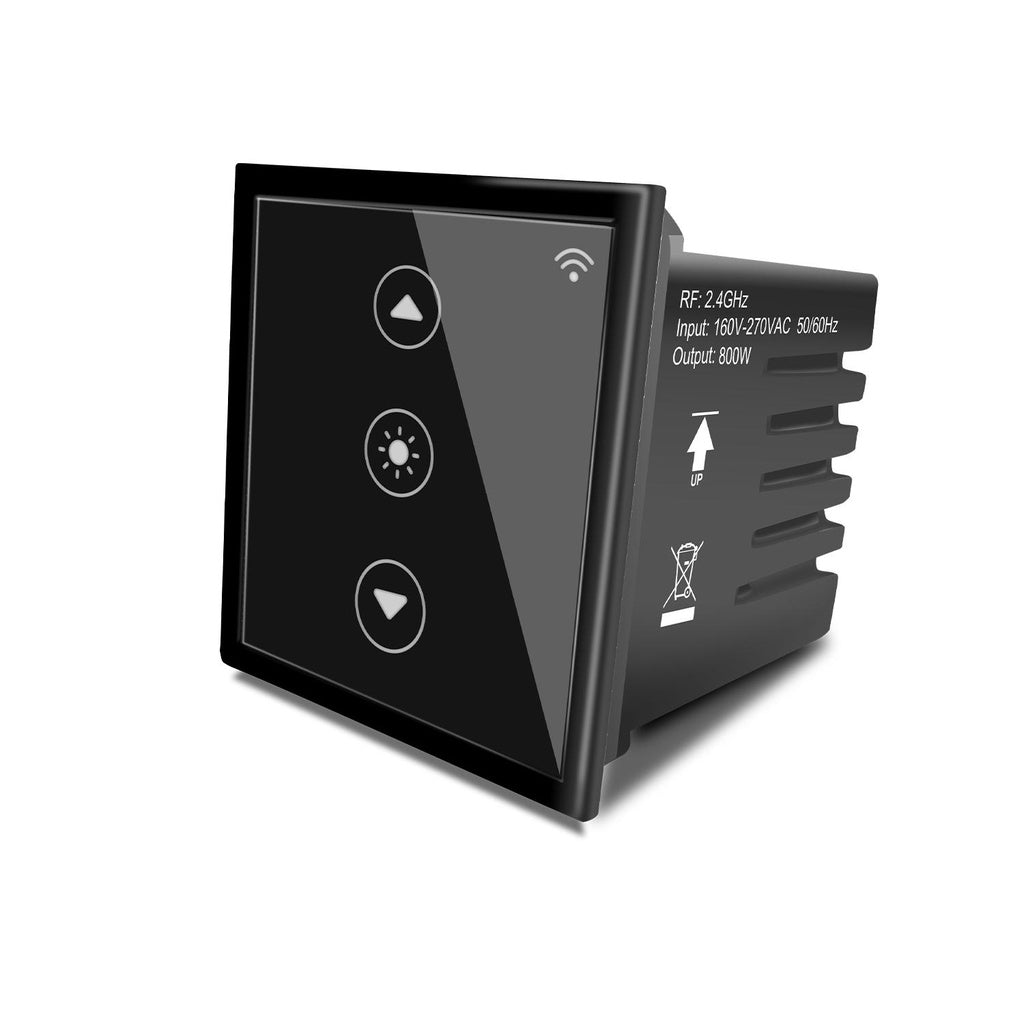 Smart WiFi Touch Panel Dimmer Switch - 1 Gang Retrofit for Anchor Roma Modular Switches, Works with Alexa & Google Home, Voice Control & App Remote, Modern Light Control (White)