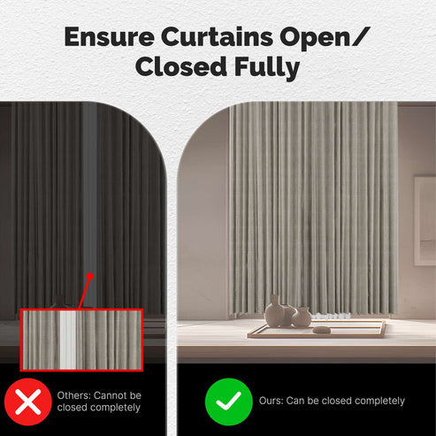 WiFi Smart Curtain Switch Module - Mini Design, Works with Alexa/Google Home, App Remote Control, No Hub Required, Timer & Voice Control, Compatible with Most Curtain Motors (120-250V)