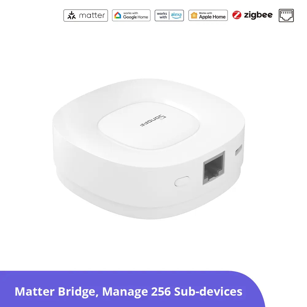 SONOFF ZB Bridge-U Zigbee 3.0 Smart Matter Gateway - Works with Alexa/Apple Home/Google Home, Supports 256+ Devices, Multi-Mode Hub for Zigbee Smart Home Devices