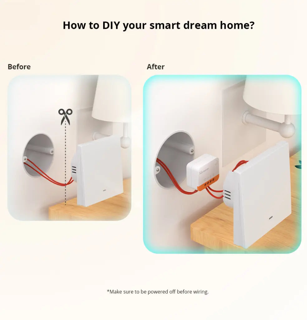 SONOFF ZBMINIL2 Extreme Zigbee Smart Switch - No Neutral Wire Required, 2-Way Control via eWeLink/Google/Alexa, Ultra-Compact Design, Works with Zigbee Hub