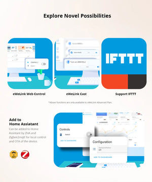 SONOFF ZBMINIL2 Extreme Zigbee Smart Switch - No Neutral Wire Required, 2-Way Control via eWeLink/Google/Alexa, Ultra-Compact Design, Works with Zigbee Hub