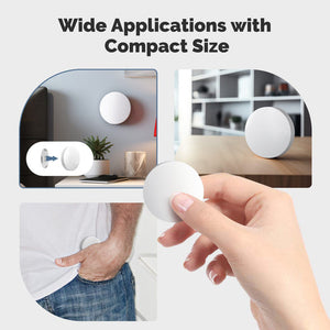 ZigBee Smart Button Scene Switch - Wireless Remote Controller with Mobile App Control, Multi-Scene Linkage for Smart Home, Works with Alexa/Google Home via ZigBee Hub (No Wiring Needed)