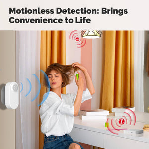 ZigBee Smart mmWave Sensor - Human Presence Detector with Motion & Motionless Detection, PIR+Radar Dual Sensing, Works with Alexa/Google Home, App Alerts for Home Security & Automation