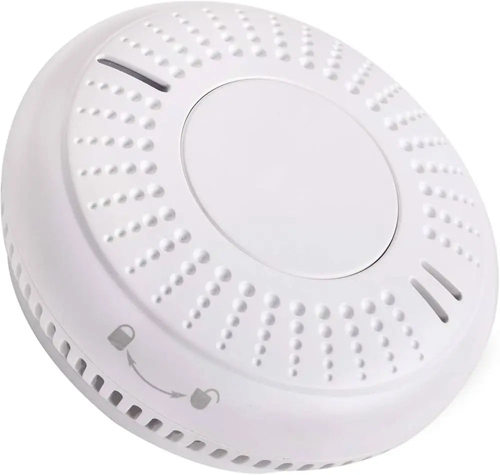 AJ-765-WIFI-RF433 Smart Fire Alarm - 360° Sensing Interconnected Smoke Detector, App Remote Control, Works with Smart Life, Alexa/Google Home, 85dB Alarm, Phone/SMS Alerts