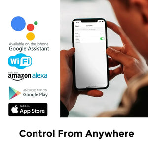 Anchor Roma Smart WiFi 2-Gang Retrofit Wall Touch Panel - Works with Alexa & Google Home, Compatible with Smart Home Edge, Black Touch Switch for Modular Wiring System