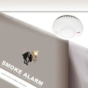AJ-760-Zigbee Smart Smoke Alarm - Wireless Interconnected Fire Detector, Works with Alexa/Google Home, 10-Year Battery, Loud 85dB Alarm, CE Certified for Home Safety