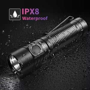 4200LM LED Tactical Flashlight - Super Bright Zoomable Spotlight, Aluminum Alloy Hunting Torch, Waterproof Camping Lantern for Outdoor Travel & Emergency (Portable)