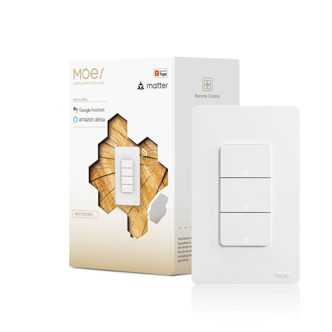 Matter Smart Light Switch US - WiFi Button Switch, Neutral Wire Required, Works with Alexa/Google/HomeKit (Matter Enabled), App & Voice Control, UL Certified