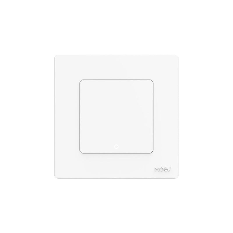 MOES New Star Ring Smart ZigBee 3.0 Push Button Switch – Wireless Touch Control, Scene Switch, Smart Home Automation, Works with Alexa/Google Home, Embedded Wall Switch (No Neutral Needed)