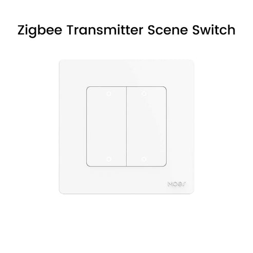 MOES New Star Ring Smart ZigBee 3.0 Push Button Switch – Wireless Touch Light Switch & Scene Switch, Compatible with Alexa, Google Home, SmartThings (No Hub Required, Easy Install)