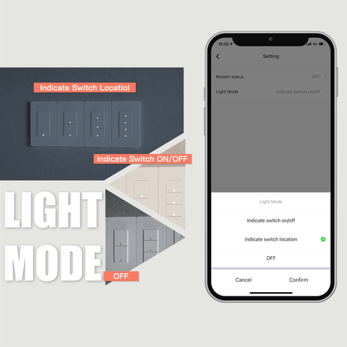 WiFi Smart Light Switch - 1/2/3/4 Gang Multi-Switch, Works with Alexa/Google Home, App & Voice Control, No Hub Required, Neutral Wire Required