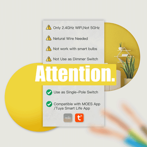 WiFi Smart Light Switch - 1/2/3/4 Gang Multi-Switch, Works with Alexa/Google Home, App & Voice Control, No Hub Required, Neutral Wire Required