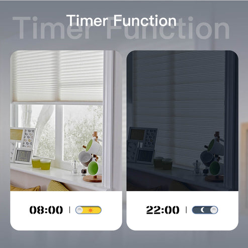 MOES WiFi Curtain Switch, RF433 Smart Switch for Roller Blinds & Shutters, 2.5D Arc Glass Touch Panel, Works with Alexa & Google Home, No Hub Required, Easy Installation