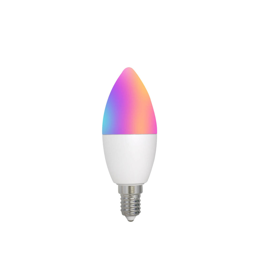 MOES WiFi Smart Candle Bulb, E14 (6W) / E12 (5W) RGBCCT Color Changing, Dimmable LED Light, Works with Alexa & Google Home, 2700K-6500K Tunable White, Voice & App Control, Candelabra Bulb for Chandeliers, Lamps