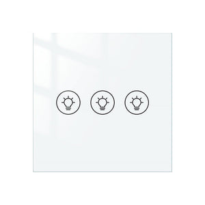 MOES WiFi Smart Light Dimmer Switch - 1/2/3 Gang EU Version Touch Panel, Works with Alexa/Google Home, No Hub Required, Smooth Brightness Control (Neutral Wire Needed)