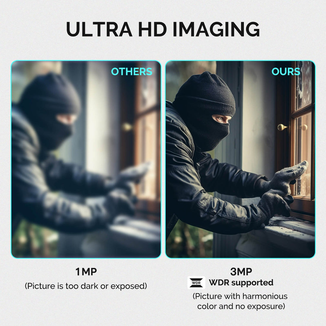 Tuya Smart WiFi PTZ Camera Indoor - 1080P Auto Tracking Security Camera with AI Human Detection, 360° Pan/Tilt, Night Vision, 2-Way Audio, Works with Alexa/Google Home, SD Card/Cloud Storage