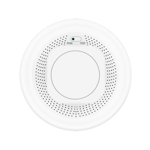 MOES ZigBee Smart Smoke & Fire Detector - Wireless Alarm Sensor with 85dB Siren, Works with Alexa, Google Home, SmartThings, Tuya, Battery-Powered, CE Certified for Home Safety