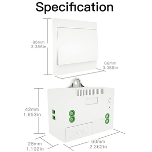 Smart RF433 Wireless Push Button Switch - Self-Powered, Multi-Control Transmitter, No Battery Needed, EU Version, Compatible with Lights/Fans/Appliances (433MHz)