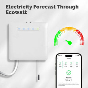 Smart Thermostat for Pilot Wire Heating - WiFi/APP Control for Electric Radiators with Ecowatt Electricity Monitoring | Works with Alexa & Google Home | Energy Saving Programmable Temperature Controller