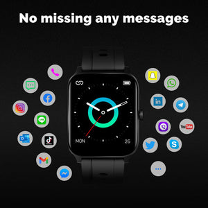 Smart Watch with Alexa Built-in, Fitness Tracker with Heart Rate & Blood Oxygen Monitor, 1.7