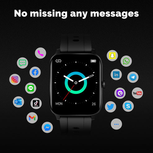 Smart Watch with Alexa Built-in, Fitness Tracker with Heart Rate & Blood Oxygen Monitor, 1.7