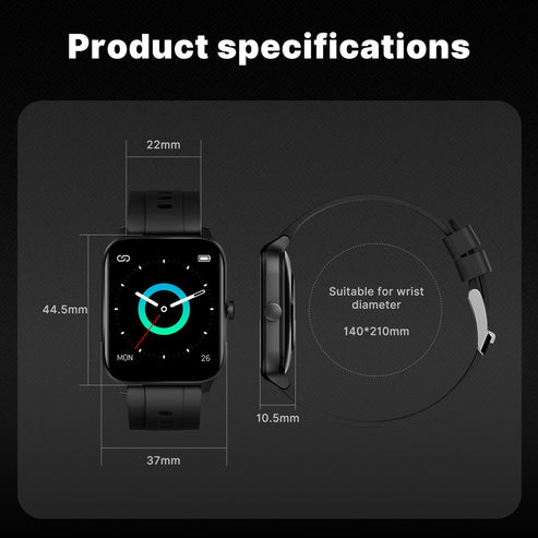 Smart Watch with Alexa Built-in, Fitness Tracker with Heart Rate & Blood Oxygen Monitor, 1.7