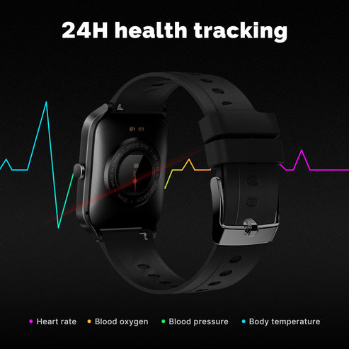 Smart Watch with Alexa Built-in, Fitness Tracker with Heart Rate & Blood Oxygen Monitor, 1.7