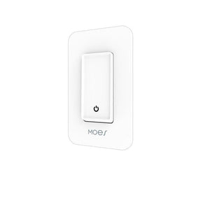 Smart WiFi Light Switch Single Pole, Neutral Wire Required 100-120V, Works with Alexa & Google Home, Push Button Control, No Hub Needed, Remote & Voice Control, FCC Certified (US Version)