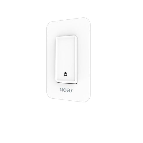 Smart WiFi Light Switch Single Pole, Neutral Wire Required 100-120V, Works with Alexa & Google Home, Push Button Control, No Hub Needed, Remote & Voice Control, FCC Certified (US Version)