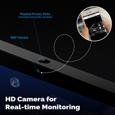 Tuya 10.1-Inch Smart Control Panel Max - Touch Screen Home Automation Hub with BLE/Zigbee Gateway, Works with Alexa & Google Home, Smart Life App, Wall-Mounted Central Control for Lights/Thermostats