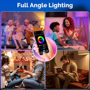 Tuya GU10 Matter Smart Bulb, 5W RGB+CCT Color Changing (2700K-6500K), WiFi & Matter Compatible, Works with Alexa/Google/HomeKit, Dimmable LED Spotlight, Voice & App Control, 16 Million Colors