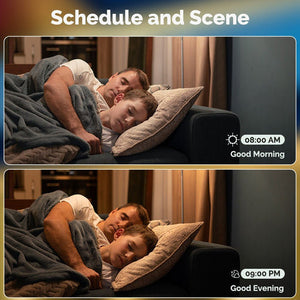 Tuya Matter Smart Bulb E27, 5W RGB+CCT Color Changing (2700K-6500K), WiFi & Matter Compatible, Works with Alexa/Google/HomeKit, Dimmable LED Light, Voice & App Control, 16 Million Colors