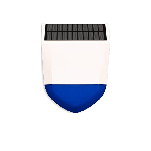 Tuya Smart WiFi/Zigbee Alarm Siren - Outdoor Security Alarm with Solar Charging, IPX5 Waterproof, 110dB Loud Siren, Works with Alexa/Google Home, Rechargeable Battery