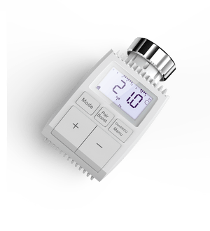 Smart Programmable Radiator Thermostatic Valve - Tuya ZigBee 3.0 WiFi Actuator with Round LED Screen - Works with Alexa/Google Home - Energy Saving Temperature Controller for Smart Heating System